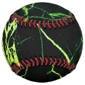 ブライトグリーンマーブル装飾用クッション ソフトボール (裏面)