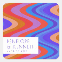 ブライトグルーヴィレトロブルーパープル結婚ズカスタム