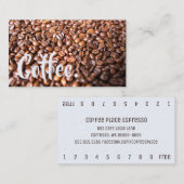 ブライトコーヒービーシンプルンズダブルパンチ ロイヤリティカード (正面/裏面)