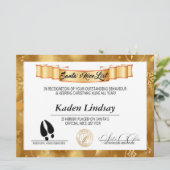 ブライトゴールデンサンタのナイスリスト シーズンカード (スタンド正面)