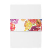 ブライトサマーカラフル結婚パステル 招待状ベリーバンド (裏面例)