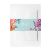 ブライトサマーカラフル結婚パステル 招待状ベリーバンド (正面例)