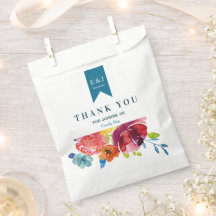 ブライトサマーカラフル結婚式の引き出物バッグ