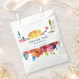 ブライトサマーカラフル結婚式の引き出物バッグ フェイバーバッグ