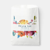 ブライトサマーカラフル結婚式の引き出物バッグ フェイバーバッグ (正面)