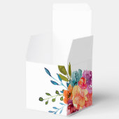 ブライトサマーカラフル結婚式の引き出物バッグ フェイバーボックス (オープン)