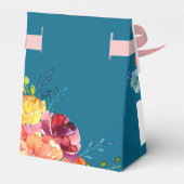 ブライトサマーカラフル結婚式の引き出物ボックス フェイバーボックス (裏面サイド)