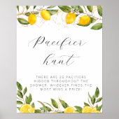 ブライトサマーレモンベビーシャワーパシファイヤー狩り ポスター (正面)