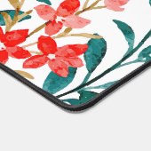 ブライトサマーワイルドフラワー縁どデザイン デスクマット (コーナー)