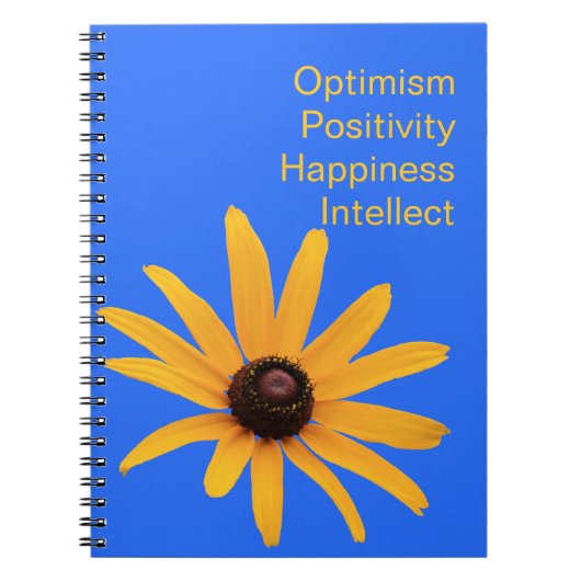 ブライトサンイエロー花びらオンブ王室のルー ノートブック (正面)