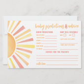 ブライトサンシャインサンアドバイスベビー予測カード (正面)