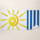 「ブライトサンシャイン」ビーチタオル ビーチタオル (正面)