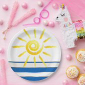 「ブライトサンシャイン」紙皿 ペーパープレート (パーティー)