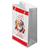 ブライトサンタクロースMerry Christmas Fatherクリスマス スモールペーパーバッグ (正面アングル)