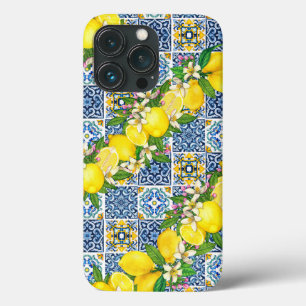 ブライトシチ地中海のリアンタイルシトラスレモン iPhone 13 PROケース
