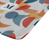 ブライトジオメトリックレトロ抽象芸術ミッドセンチュリーモダン カッティングボード (角)