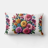 ブライトジニアス&コスモスフラワーガーデン ランバークッション (裏面)