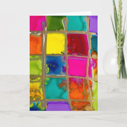 ブライトスクウェアLovitudeありがとうノートカード サンキューカード (正面)