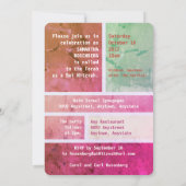 ブライトスターオブデイビッドバルミツワー招待状 招待状 (裏面)