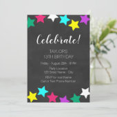 ブライトスターズ誕生日招待状 招待状 (スタンド正面)