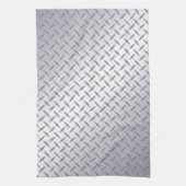 ブライトスチールダイヤモンドプレート キッチンタオル (縦)