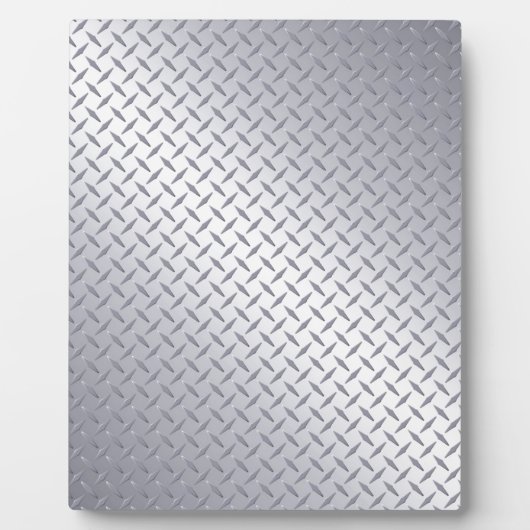 ブライトスチールダイヤモンドプレート フォトプラーク (正面)