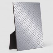 ブライトスチールダイヤモンドプレート フォトプラーク (側面)