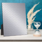 ブライトスチールダイヤモンドプレート フォトプラーク (側面)