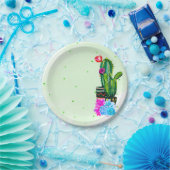 ブライトストライプアイスタフィエスタスクトルメンズシンコデマヨ ペーパープレート (パーティー)