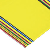 ブライトストライプサーペ選手 ショートテーブルランナー (コーナー)