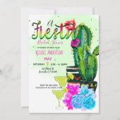 ブライトストライプシズフィエスタサクラントブライダルシャワー 招待状 (正面)