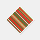 ブライトストライプパーティーナプキン スタンダードカクテルナプキン (角)