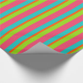 ブライトストライプラッピング紙 ラッピングペーパー (角)