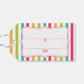 ブライトスピリッツカラフルホリデーギフトラベル ギフトタグ (裏面横)