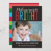 ブライトスピリッツホリデーフォトカード シーズンカード (正面/裏面)