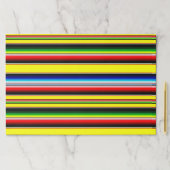 ブライトセラペストライプ紙ランチョンマット ペーパーパッド (インサイチュ)