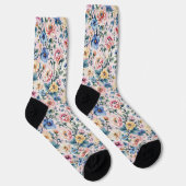 ブライトソックスの精巧なシームレスパターン 0039336 ソックス (右)