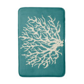 ブライトターコイズ航海のバスマットバスルーム敷物 バスマット (正面縦)