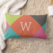 ブライトダイアモンズモノグラム ランバークッション (ブランケット)