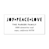 ブライトティンズホリデー差出人住所 セルフインキングスタンプ (デザイン)