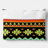 ブライトトライバルデザイン パーソナライズされた アクセサリーポーチ (裏面)