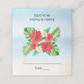 ブライトトロピカル結婚フローラズテーブルプレイス プレイスカード (外部開封)