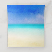 ブライトトロピカル結婚フローラズテーブルプレイス プレイスカード (内部開封)