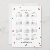 ブライトドット2024カレンダビジネスホリデーカード シーズンカード (正面)