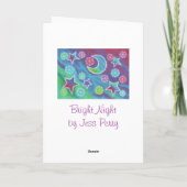 ブライトナイト「ハッピーバースデー」ブルーカード カード (裏面)