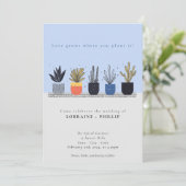ブライトハウスプラントラバー結婚式招待状 招待状 (スタンド正面)