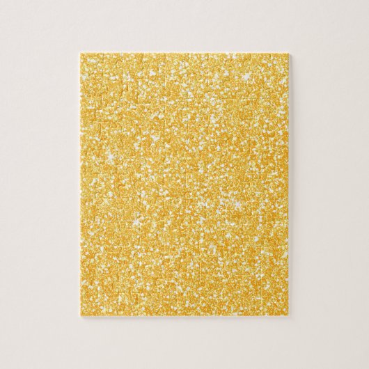 ブライトバナナイエローフェイクグリッター ジグソーパズル (縦)