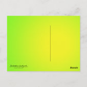 ブライトバブル誕生日ありがとう!ポストカード ポストカード (裏面)