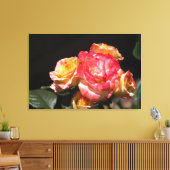 ブライトバラブーケ キャンバスプリント (インサイチュ (リビング))