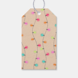 ブライトパステルクリスマスライトオンクラフト ギフトタグ